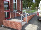 Walkway handrails